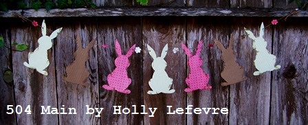 easy bunny banner, crafts, easter decorations, seasonal holiday decor