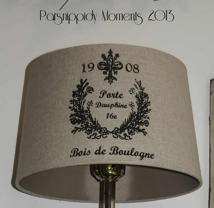 okay this is a double post, home decor, lighting, Stenciled lampshade