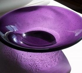 seductive and deep shades of purple from soft lilacs to regal amethys, home decor, Purple Accents Functional and beautiful glassware is a great way to add pops of purple to any room