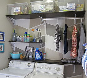 124 laundry room overhaul pass through to garage custom diy shelves labels, flowers, garages, home decor, laundry rooms, organizing, shelving ideas, DIY 124 Laundry Room Overhaul