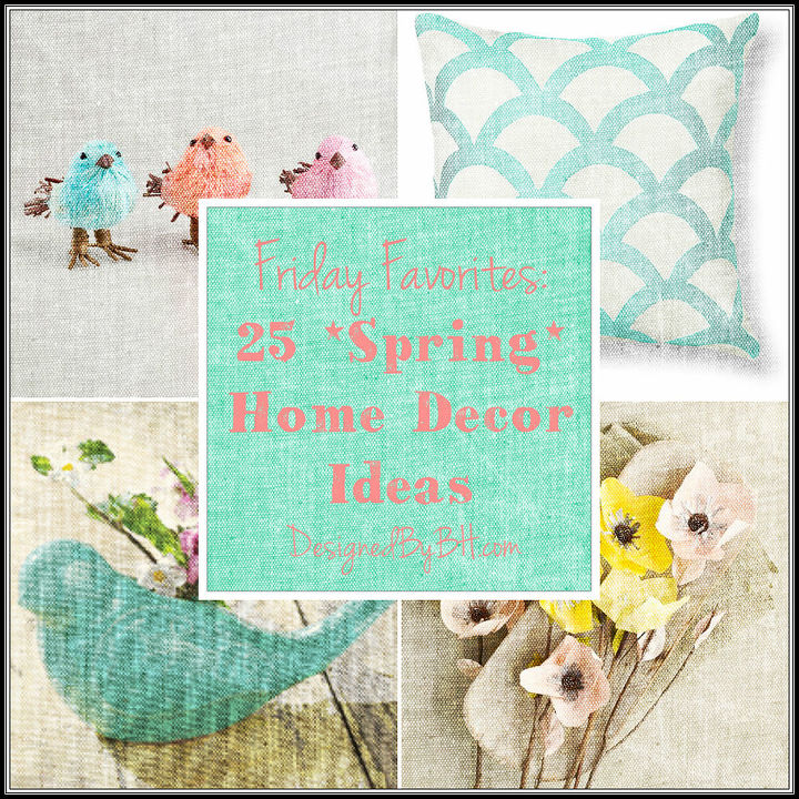 spring home decor ideas, home decor, Bright colors and signs of new life like birds and flowers are great for spring decor