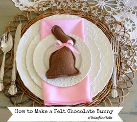 How to Make Felt Chocolate Bunnies