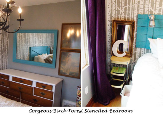 birch forest bedroom decorating transformation, bedroom ideas, painting, Home Decor for Birch Forest bedroom
