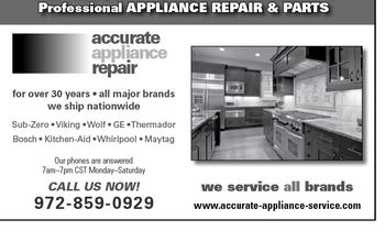 Commercial, Industrial, Laboratory, Medical & Restaurant Appliance Repairs.