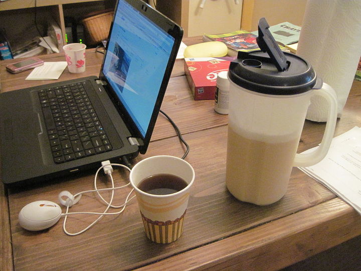 here s what s cookin in brooklyn soymilk my husband and i decided to go on a, Soymilk and coffee and my laptop a familiar scene indeed