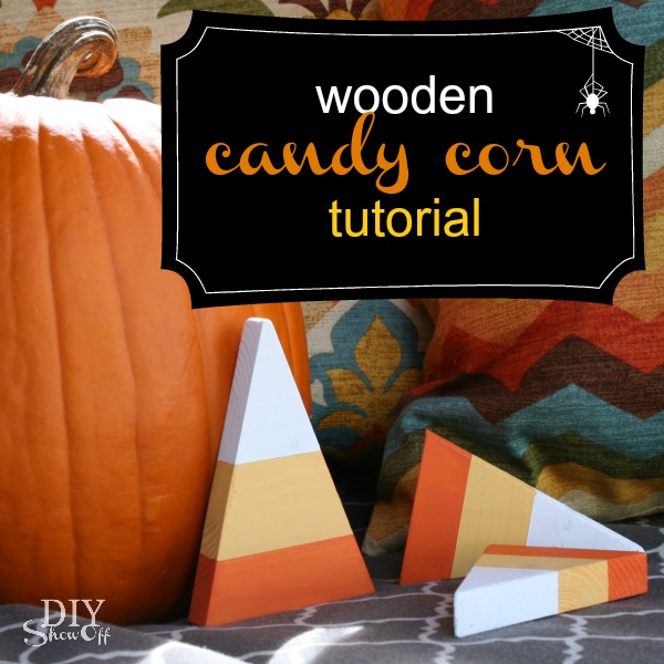 no calorie candy corn diy decorative wooden accents, crafts, halloween decorations, repurposing upcycling, seasonal holiday decor