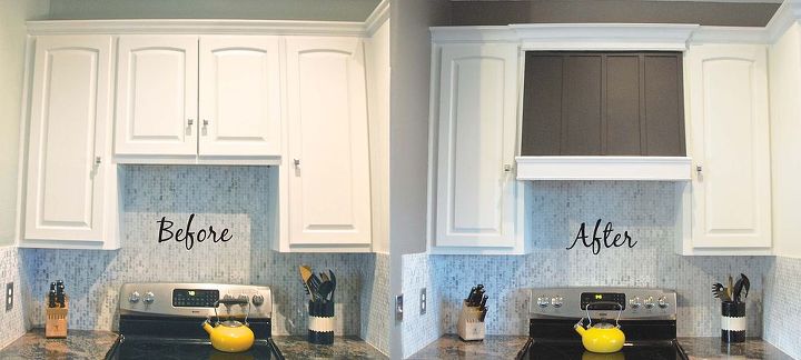 custom range hood for under 50, And just for comparison before and after