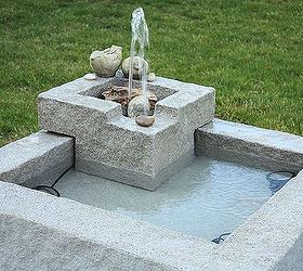 learn how to assemble this laguna deck pond plus fountain tips, outdoor living, ponds water features, Fountain assembled with lights for night