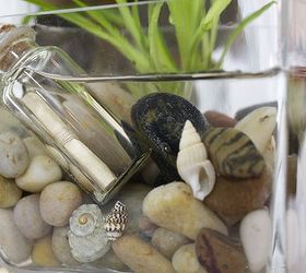 terrariums in all shapes and sizes, crafts, gardening, terrarium, This is an aqua terrarium It s soil less with just water and stones