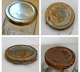 souvenir jars amp how to rust a lid instantly, cleaning tips, how to, You can oxidize a jar lid almost instantly using vinegar