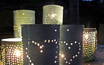  lanternas de lata DIY