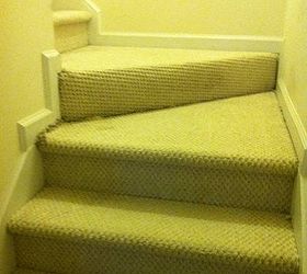 help on renovating carpeted staircase, Carpeted staircase landings