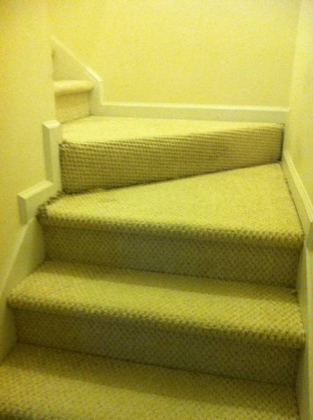 help on renovating carpeted staircase, Carpeted staircase landings