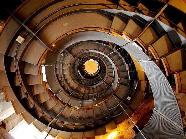 here are just a few of the worlds most scariest and terrifying staircases the first, stairs, Glassglow Lighthouse in Scotland