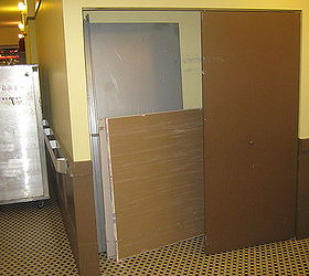 door trim amp painting of existing storage room, Storage Room Before