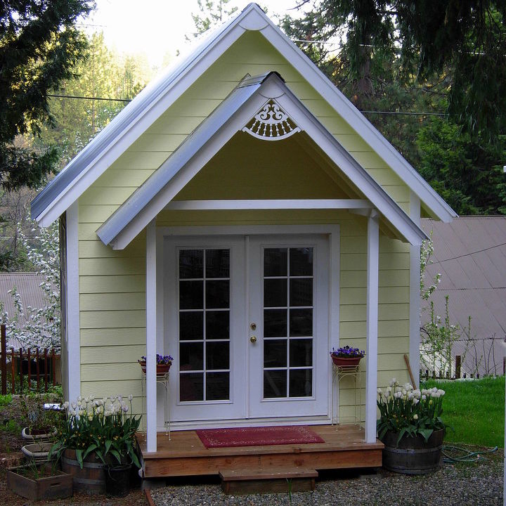 my creative cottage studio, craft rooms, diy, outdoor living, woodworking projects, My studio backyard cottage