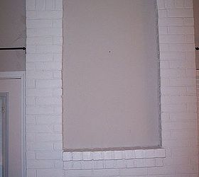 ugly fireplace syndrome help, diy, fireplaces mantels, home decor, living room ideas, wall decor, The upper portion of my fireplace