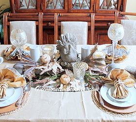 repurposing your everyday silverware for a thanksgiving tablescape, repurposing upcycling, seasonal holiday d cor, thanksgiving decorations, Thanksgiving Tablescape using Wood Pieces