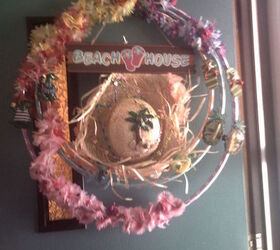 my summer wreath inspired by debi m washington nc, home decor