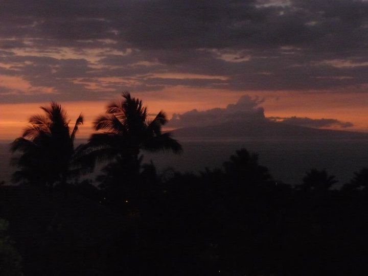 two of my favorite creations that god gave us sunsets and waterfalls i could watch, This is off the island of Maui