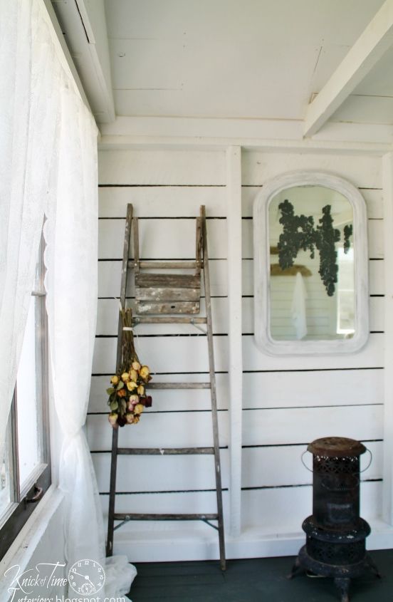 an ancient farmhouse shed becomes a cottage style guest room, bedroom ideas, home decor