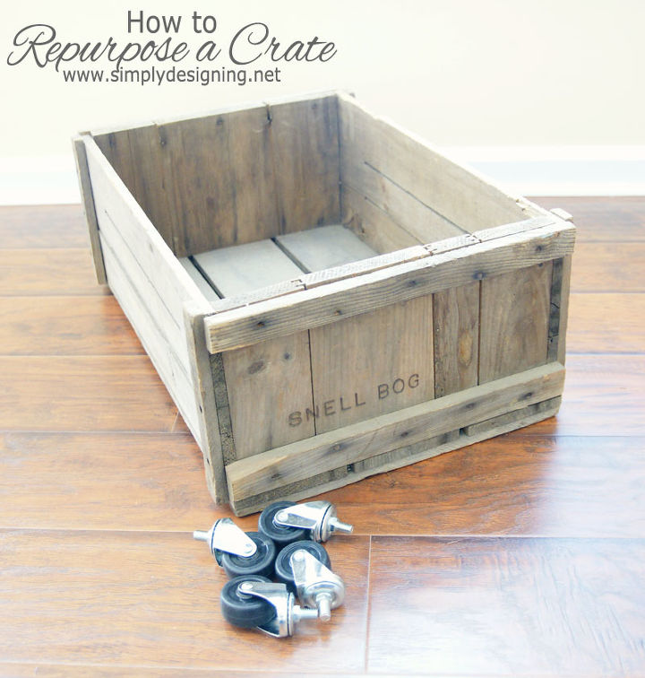 how to repurpose a vintage cranberry bog crate, bedroom ideas, diy, home decor, repurposing upcycling