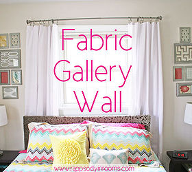 how to make a fabric gallery wall, bedroom ideas, crafts, home decor, reupholster, wall decor