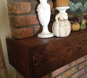 tired of only 4 to work with see my 28 diy cure for mantel envy, diy, home decor, Is it perfect No Do I love it and do I wish I would have done this years ago Heck Yea