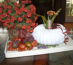 pumpkin craft, crafts, repurposing upcycling, seasonal holiday decor, Made from Dryer Vent Hose