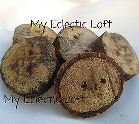 crafting and upcycle, crafts, Sassafras wood branch buttons
