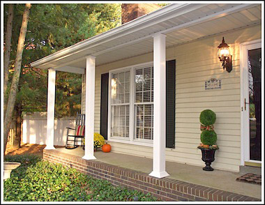 weekend porch makeover, curb appeal, lighting, porches, So much better The best part The makeover cost 150 Budget decorating love it