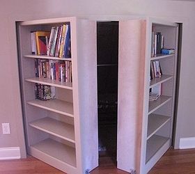 all about the hidden bookcase door, doors, home security, storage ideas, Hidden bookcase door