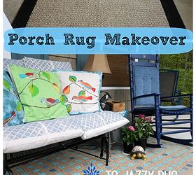 DIY Painted Porch Rug