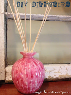 diy diffuser, cleaning tips, crafts, Add reeds and get ready for the scent to flow It does take a few days for the reeds to absorb the oil and release its scent