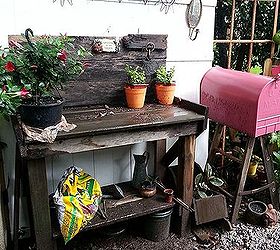 Potting Bench and Mailbox | Hometalk