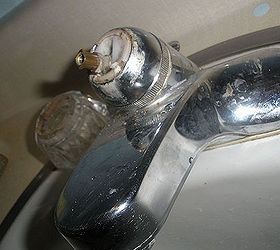 q leaky ball top bathroom faucet, bathroom ideas, home maintenance repairs, how to, plumbing