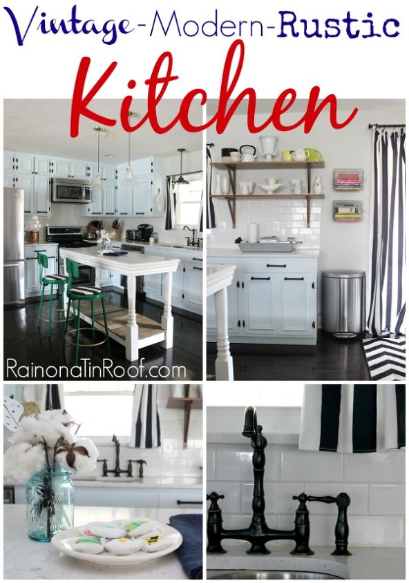 vintage modern rustic kitchen, home decor, kitchen backsplash, kitchen design, kitchen island, What s Your Style Mine is Vintage Modern Rustic