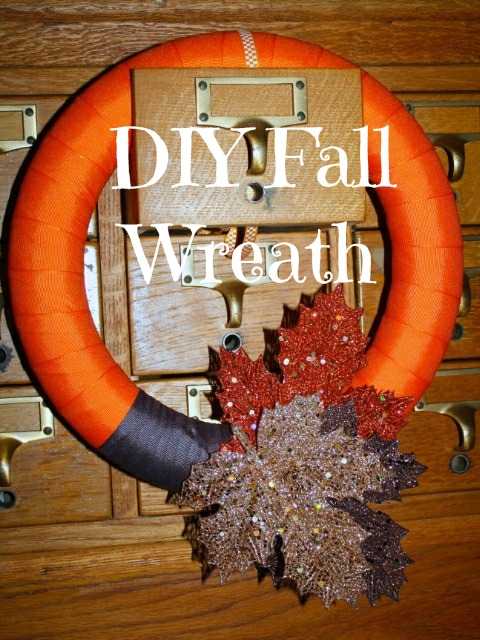 create a fall wreath for porch or front door diy tutorial, crafts, seasonal holiday decor, thanksgiving decorations, wreaths, Use items at hand to create your own fall wreath for a porch or front door decoration