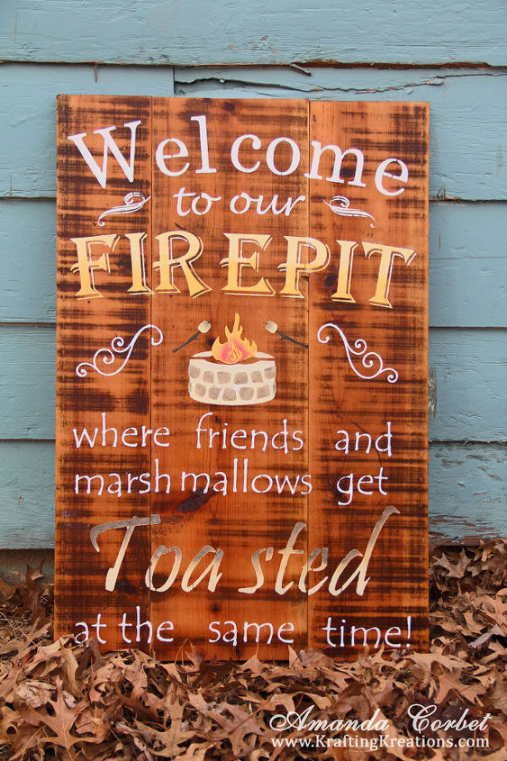 firepit art, crafts, outdoor living