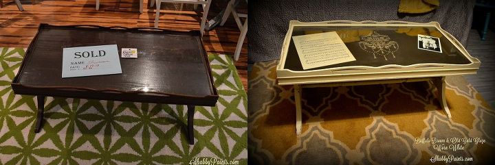 reloving a table with damaged veneer and adding a raised stencil, painted furniture