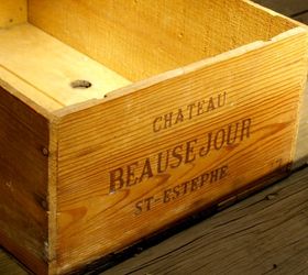 industrial vintage and antique finds a fresh look, repurposing upcycling, Awesome wooden French wine crate or box Makes a great book shelf or base for a nightstand