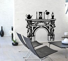 6 cool ways to use vintage wall decals, home decor, wall decor, Large wall decals like this one are perfect for grounding your room by creating a focal point where no architectural features exist Create your own