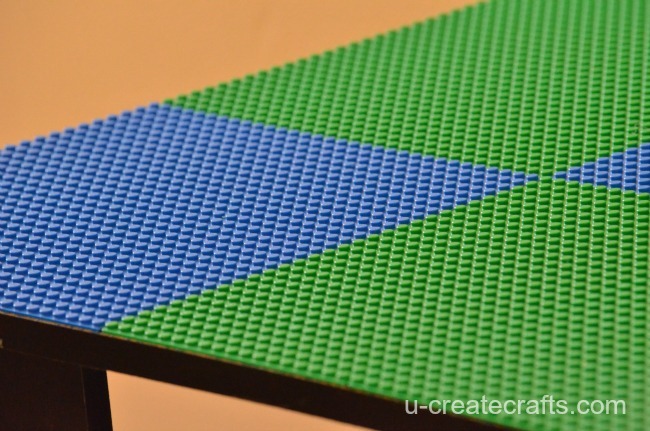 how to turn a coffee table into a lego table, painted furniture
