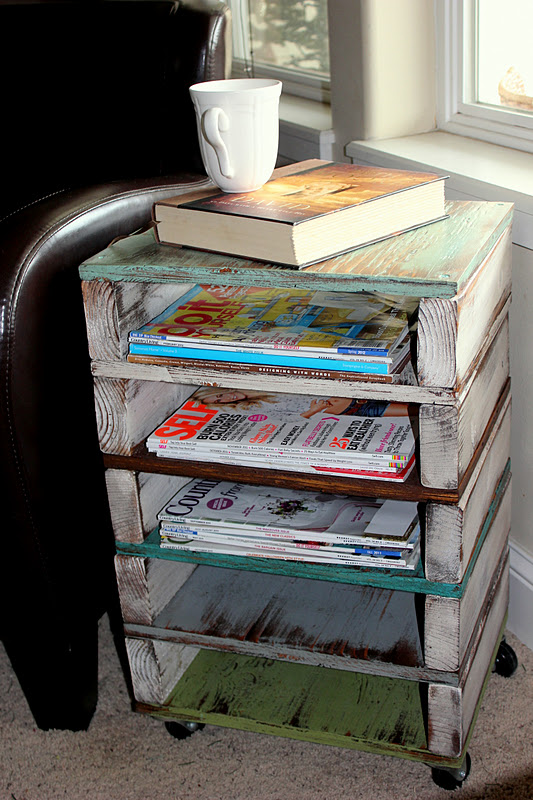 fun side table ideas you can make, painted furniture