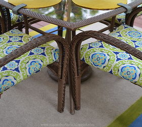 uphholstered patio furniture, outdoor furniture, outdoor living, painted furniture