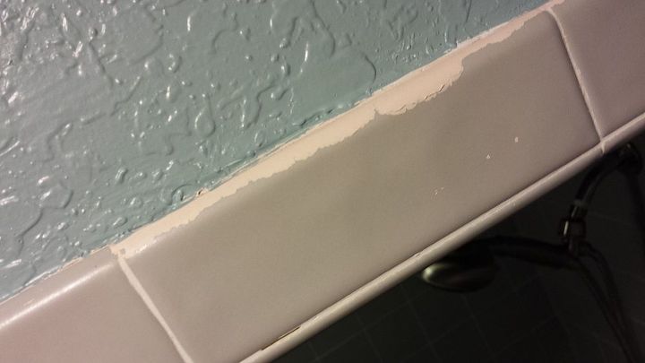 refazer o banheiro experimento de cincia limpa intocada de us 400, Pirra a 632 linhas de pintura irregulares no azulejo isso foi finalmente limpo