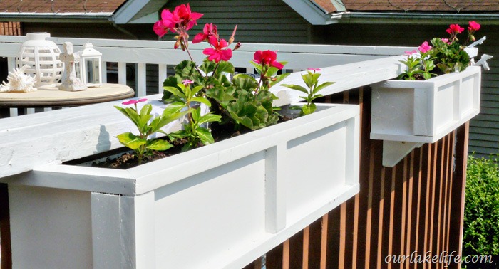 Diy Project: Deck Planter Boxes | Hometalk