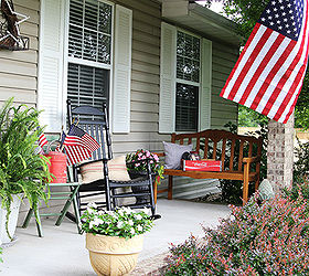 celebrating the red white and blue in style, outdoor living, patriotic decor ideas, seasonal holiday decor, I enjoy decorating for the 4th of July