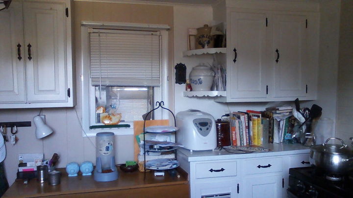 q the lone stove a much needed mini kitchen makeover on a serious budget, home decor, kitchen design
