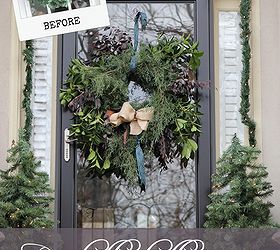 how to make a semi natural evergreen wreath, crafts, gardening, wreaths